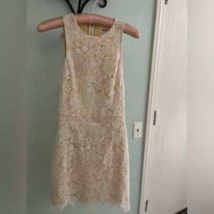 Superdown White Lace Dress size small